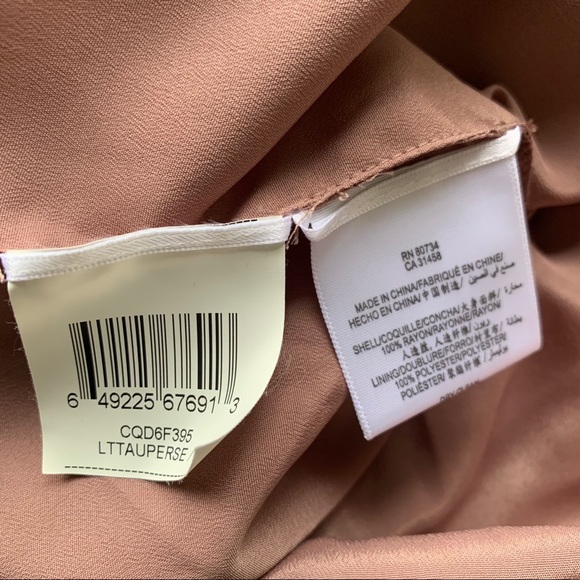 BCBGMaxAzria One Shoulder Rosette Bubble Dress 2 - Picture 9 of 10